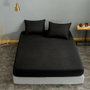 L'essentiel linge de maison Düzboya - Juego de sábanas individuales - Negro